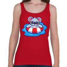 PRINTFASHION Summer chill - Női atléta - Cseresznyepiros női trikó