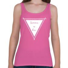 PRINTFASHION Summer. - Női atléta - Rózsaszín női trikó