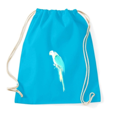 PRINTFASHION Summer parrot - Sportzsák, Tornazsák - Surf blue tornazsák