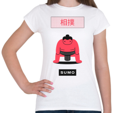 PRINTFASHION Sumo - Női póló - Fehér női póló