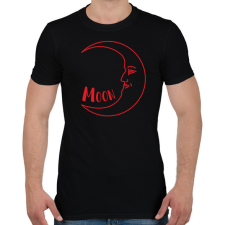 PRINTFASHION Sun-Moon - Férfi - Férfi póló - Fekete férfi póló