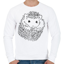 PRINTFASHION Sündisznó - Férfi pulóver - Fehér férfi pulóver, kardigán