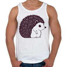 PRINTFASHION Süni - Férfi atléta - Fehér