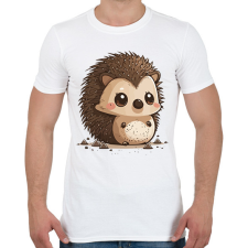 PRINTFASHION süni - Férfi póló - Fehér férfi póló