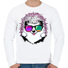 PRINTFASHION Süni - Férfi pulóver - Fehér férfi pulóver, kardigán