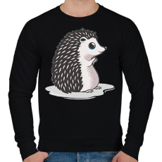 PRINTFASHION Süni - Férfi pulóver - Fekete