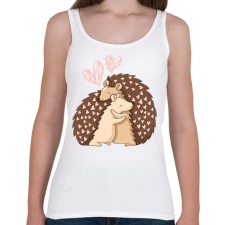 PRINTFASHION süni - Női atléta - Fehér női trikó