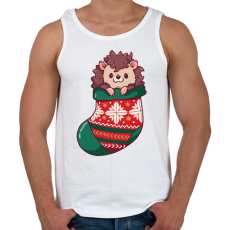 PRINTFASHION Süni zokniban - Férfi atléta - Fehér