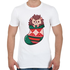 PRINTFASHION Süni zokniban - Férfi póló - Fehér