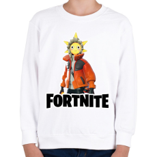 PRINTFASHION Sunspot - fortnite - Gyerek pulóver - Fehér