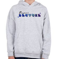 PRINTFASHION super brother - Gyerek kapucnis pulóver - Sport szürke gyerek pulóver, kardigán