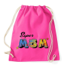 PRINTFASHION super mom - Sportzsák, Tornazsák - Fukszia