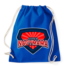 PRINTFASHION SUPER NAGYMAMA - Sportzsák, Tornazsák - Bright royal tornazsák