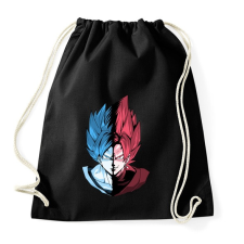 PRINTFASHION Super Saiyan Blue VS Super Saiyan Rose - Sportzsák, Tornazsák - Fekete tornazsák