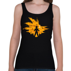 PRINTFASHION Super Saiyan - Női atléta - Fekete