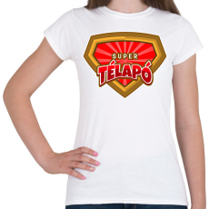 PRINTFASHION SUPER TÉLAPÓ - Női póló - Fehér