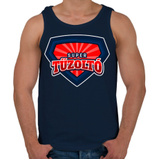 PRINTFASHION SUPER TÚZOLTÓ - Férfi atléta - Sötétkék