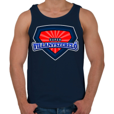 PRINTFASHION SUPER VILLANYSZERELŐ - Férfi atléta - Sötétkék