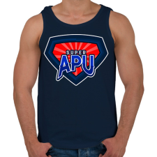 PRINTFASHION SUPERAPU - Férfi atléta - Sötétkék atléta, trikó