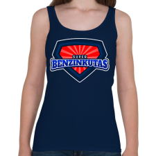 PRINTFASHION SUPERBENZINKUTAS - Női atléta - Sötétkék női trikó