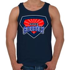 PRINTFASHION SUPERBORBÉLY - Férfi atléta - Sötétkék atléta, trikó
