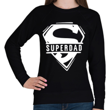 PRINTFASHION Superdad - Női pulóver - Fekete női pulóver, kardigán