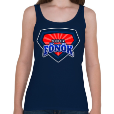 PRINTFASHION SUPERFŐNÖK - Női atléta - Sötétkék