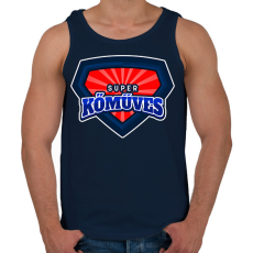 PRINTFASHION SUPERKŐMŰVES - Férfi atléta - Sötétkék