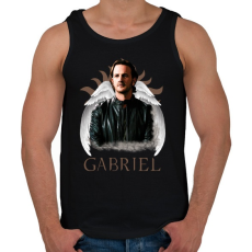 PRINTFASHION SUPERNATURAL-GABRIEL  - Férfi atléta - Fekete