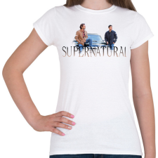 PRINTFASHION Supernatural - Női póló - Fehér női póló