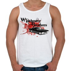 PRINTFASHION Supernatural - Odaát - Férfi atléta - Fehér