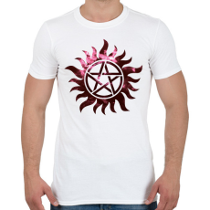 PRINTFASHION Supernatural (Odaát) - Férfi póló - Fehér