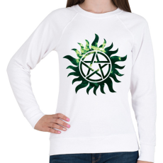 PRINTFASHION Supernatural (Odaát) - Női pulóver - Fehér