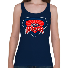 PRINTFASHION SUPERNŐVÉR - Női atléta - Sötétkék női trikó