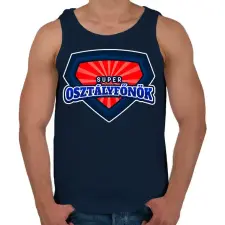 PRINTFASHION SUPEROSZIFŐ - Férfi atléta - Sötétkék atléta, trikó