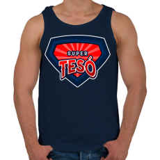 PRINTFASHION SUPERTESO1 - Férfi atléta - Sötétkék