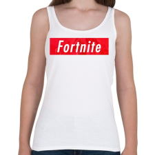 PRINTFASHION Supp' Fortnite - Női atléta - Fehér női trikó