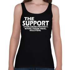PRINTFASHION Support things - Női atléta - Fekete női trikó