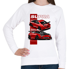 PRINTFASHION SUPRA PANEL - Női pulóver - Fehér női pulóver, kardigán