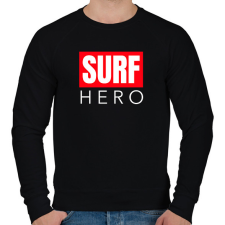 PRINTFASHION SURF HERO - Férfi pulóver - Fekete férfi pulóver, kardigán