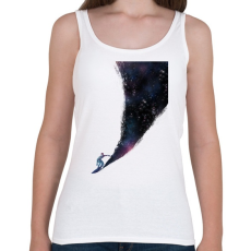 PRINTFASHION Surfing the universe - Női atléta - Fehér