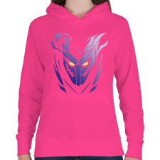 PRINTFASHION Susano - Női kapucnis pulóver - Fukszia női pulóver, kardigán