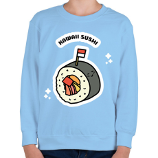 PRINTFASHION sushi1 - Gyerek pulóver - Világoskék