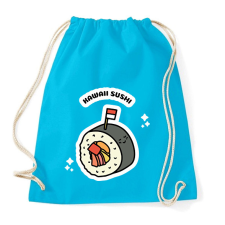 PRINTFASHION sushi1 - Sportzsák, Tornazsák - Surf blue tornazsák