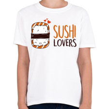 PRINTFASHION Sushi imádók - Gyerek póló - Fehér gyerek póló