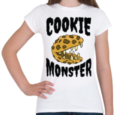 PRINTFASHION Süti szörny - Női póló - Fehér