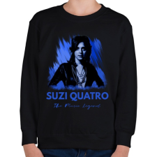 PRINTFASHION suzi quatro - Gyerek pulóver - Fekete gyerek pulóver, kardigán
