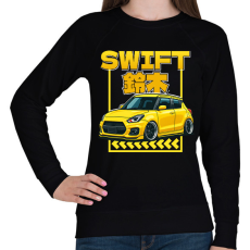 PRINTFASHION Suzuki swift - Női pulóver - Fekete