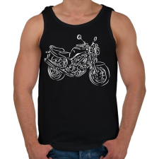 PRINTFASHION sv naked - Férfi atléta - Fekete atléta, trikó