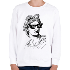 PRINTFASHION Swag 3 - Gyerek pulóver - Fehér gyerek pulóver, kardigán